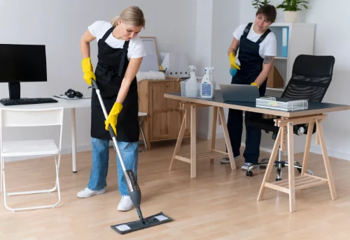 Nettoyage de bureau professionnel à Chaussan